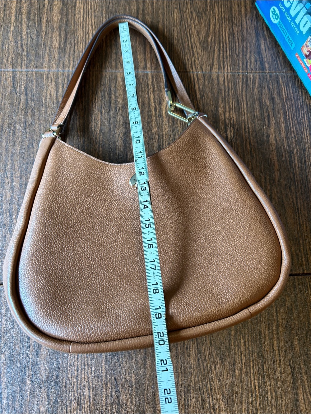kate spade Brown Pebbled Leather Shoulder Hobo - Picture 12 of 13